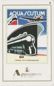TC JAPON MODE AQUASCUTUM OF LONDON -  SHIP TRAIN PLANE  FASHION England JAPAN pc - Imagen 1 de 1