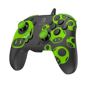 Controlador con cable avanzado PDP para Xbox Series X|S & One - 1UP brilla en la oscuridad - Imagen 1 de 3