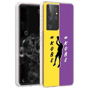 Cover Phone Case Samsung Galaxy S21 Ultra 5G(Not S21,S21+)Kobe Basketball Print - Picture 1 of 7