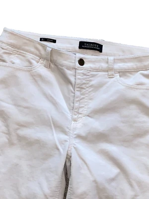Talbots Impecable Cinco Bolsillos Jegging Talla 8 Off White Crema Foto 1 de 4