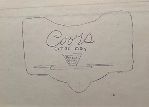 Vintage Utah High School Library Book With Coors Extra Dry Beer Drawing Inside - Picture 1 of 13