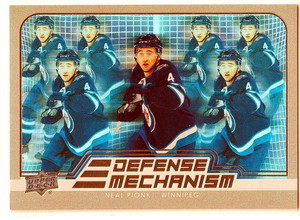 2022-23 Upper Deck Series 1 GOLD DEFENSE MECHANISM Neal Pionk  SP