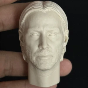 Keanu Reeves scultura intagliata testa 1/6 non dipinta per corpo figura 12'' edizione limitata - Foto 1 di 4