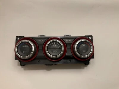 ✅ Panel de interruptor de control de clima negro Subaru WRX STI 2015-2017 negro Foto 1 de 4