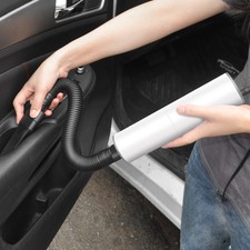 1 Set Handheld Portable Vehicle-mounted Vacuum Cleaner Car Vacuum Cleaner White
