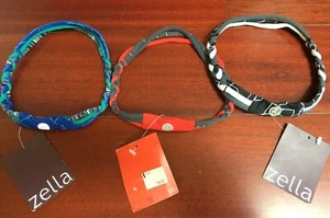Juegos de diademas deportivas Zella de 3 piezas trenzadas y planas multicolores nuevos con etiquetas; Precio de venta sugerido por el fabricante $60 - Imagen 1 de 22