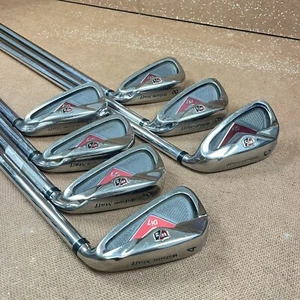 Wilson Staff Di7 Iron Set 4-9 + GW / TX-105fs Uniflex Steel Shafts RH - Picture 1 of 9