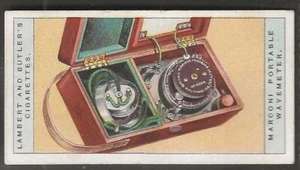 LAMBERT & BUTLER-WIRELESS TELEGRAPHY 1909-#20- MARCONI PORTABLE WAVEMETER  - Picture 1 of 2