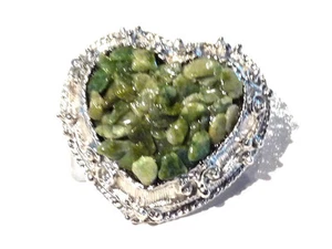 Broche alliage argenté cœur Hollywood broche - Picture 1 of 1