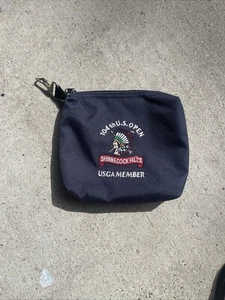 Embroidered Nylon Valuables Pouch Bag SHINNECOCK HILLS GOLF CLUB U.S. OPEN Blue - Picture 1 of 1