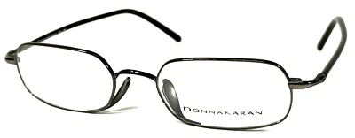 Armação de óculos DONNA KARAN 8244 060 NOS Japão Gunmetal/preto 50-18-140 - Imagem 1 de 4