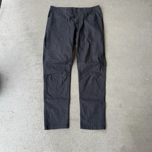 Arc'teryx Mens Commuter Pant Dark Gray Straight Leg Classic Outdoor Size 36 - Picture 1 of 7