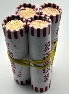 (4 Rolls) 2022 D Lincoln Shield Cents Penny BU Roll -Denver ONLY - Picture 1 of 3