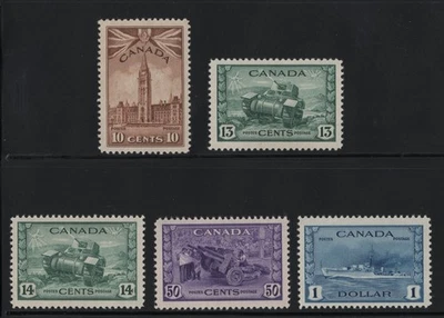 #257-262 Canada mint never hinged cv $240 - Image 1 of 2