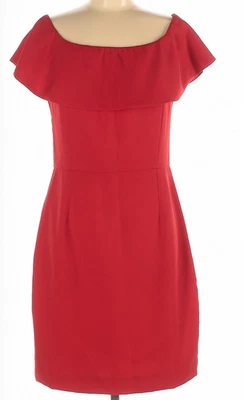 Vestido formal rojo fuera del hombro Esley, talla M Foto 1 de 4