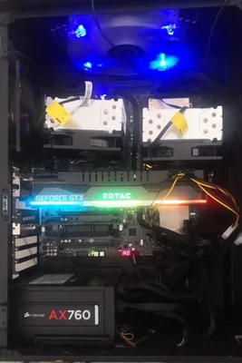 workstation dual xeon E5 2699 V3, M.2 1 tb, 112 Gb RAM DDR4, GTX 1080 TI ZOTAC - Immagine 1 di 4