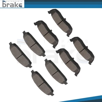 Front and Rear Ceramic Brake Pads For Jeep Commander 2006 2007 2008 2009 2010 - Image 1 of 4