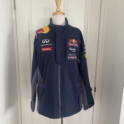 Chaqueta Pepe Jeans Hombre L Azul Marino Infinity Red Bull Racing Soft Shell F1 Londres Usada en Excelente Condición Foto 1 de 4