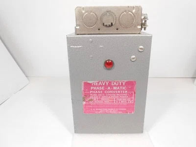 Convertidor trifásico Phase A Matic Pam-900HD resistente de 4 a 8 HP Foto 1 de 4