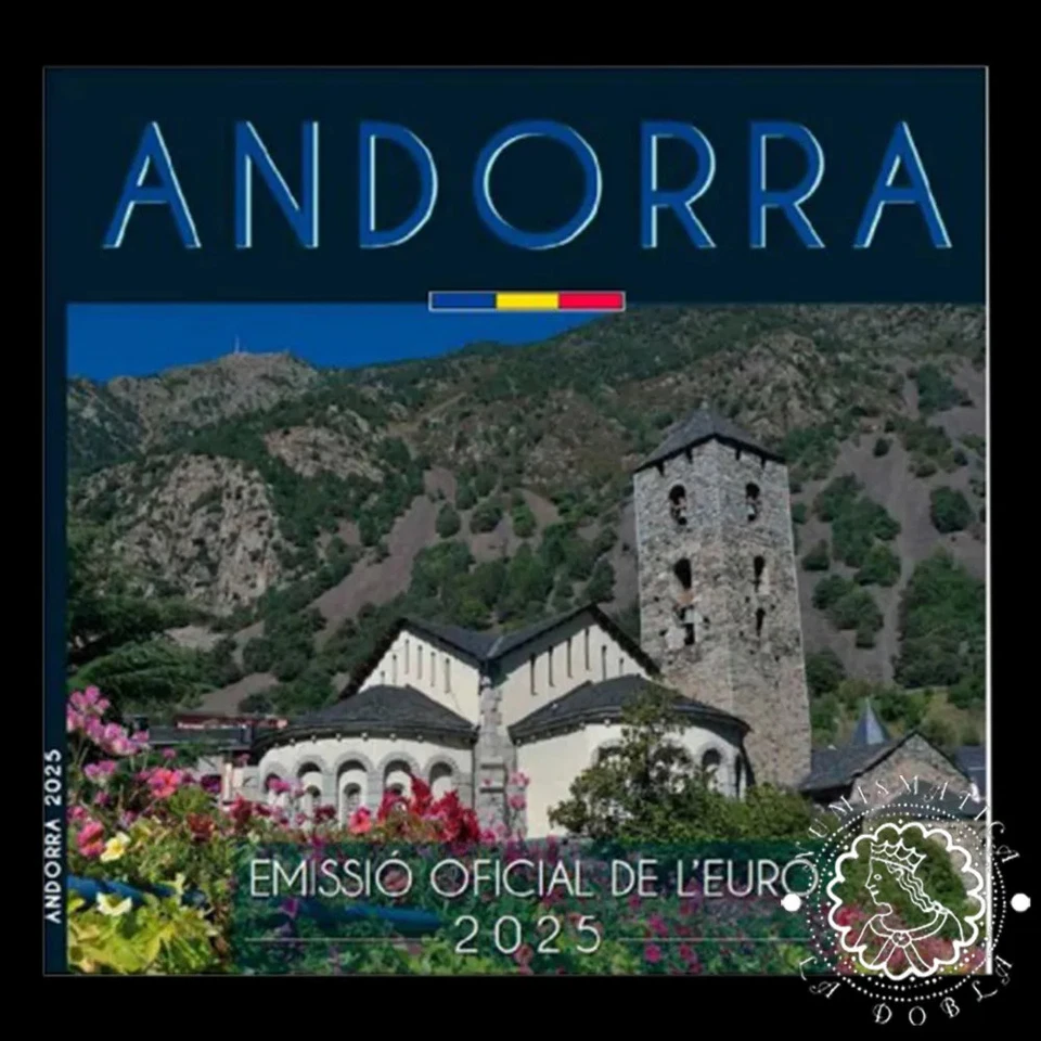2025 - Cartera Oficial Euro - Mint Set BU - ANDORRA - Imagen 1 de 2