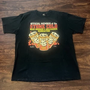 Vintage 2000 WWF Stone Cold Steve Austin Beer Drinker & Hellraiser Shirt XL - Picture 1 of 6