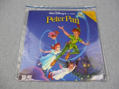 Vintage Peter Pan LaserDisc Walt Disney's Classic Stereo NTSC Made in USA Family - Image 1 of 4
