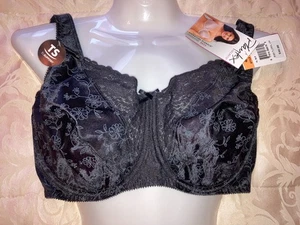Playtex Secrets Lifts & Supports Schwarz 40DD Bügel BH 4422 Vollabdeckung - Bild 1 von 10