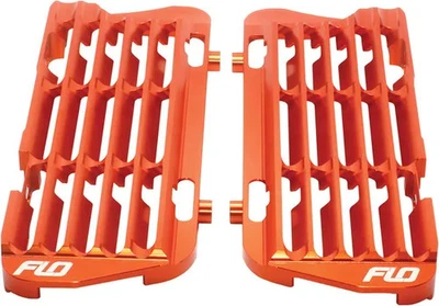 Soportes de radiador Flo de alto flujo naranja par KTM 350 EXC F 17-23 Foto 1 de 4