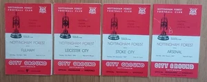 Nottingham Forest 1967/68 Selection of Home League Programmes from menu - Picture 1 of 6