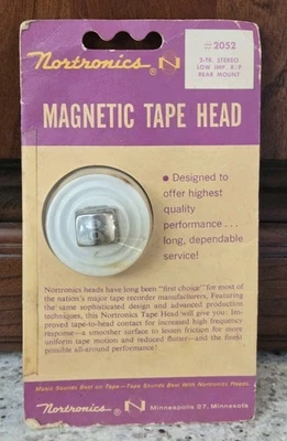 Nortronics Magnetic Tape Head 2052 Brand New NOS Vintage New Old Stock Rare - Image 1 of 4