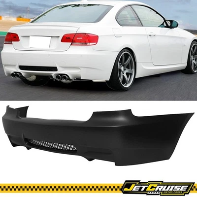 Fits 07-13 BMW 328i 335i E92 Coupe 3 Series M3 Style Rear Bumper Cover PP Foto 1 de 4