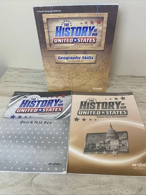 Abeka The History of Our United States 5th Ed Answer Key Quiz Test Key Geo Key - Image 1 of 4