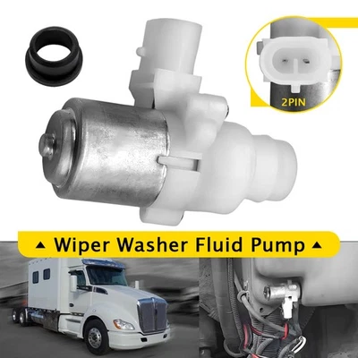 1X Wiper Windshield Fluid Washer Pump Fit Peterbilt 386 2006-13 N5355001 104307 - Image 1 of 4