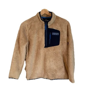 VINEYARD VINES  SHERPA QUARTERZIP BOYS SIZE M 12-14 New - Foto 1 di 10