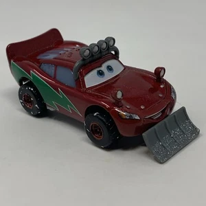 Disney Pixar Cars Snowplow Lightning McQueen Holiday Die-cast Car Christmas - Picture 1 of 4