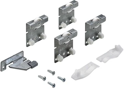 Schiebetürbeschlag Top Line 27 Set f.2-türigen Schrank 25kg DIN L/R HETTICH - Bild 1 von 2