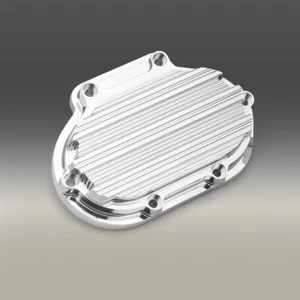 Cubierta lateral de transmisión de calibre cromado para Harley FLHX FLHR Tri Glide FXDB 08-13 - Imagen 1 de 4