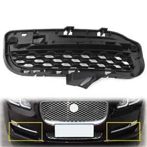 Front Right Bumper Fog Lamp Grille For JAGUAR XJ 2016-2021 2017 2018 2019 Black - Imagen 1 de 7