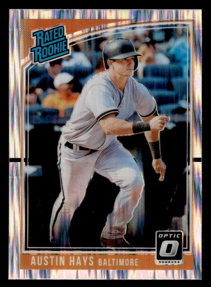 Austin Hays 2018 Donruss Optic #58 Shock Rookie - Image 1 of 2