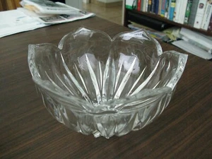 Vintage Bleikristall Schale Tulpenform - Bild 1 von 4
