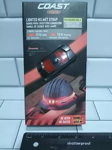 Coast LED Lighted Rechargeable Helmet Strap NIB FREE SHIPPING Buy More Save $$$ - Picture 1 of 7
