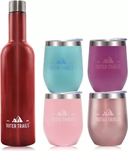 Outer Trails Aislado Acero Inoxidable Botella 72 Onzas Juego de 4 Tazas - Imagen 1 de 7