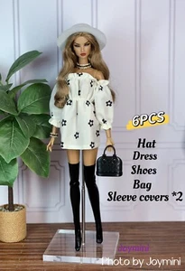 6 PIEZAS Para Moda Royalty Integrity Poppy Parker NuFace Muñecas Zapatos de Vestir Bolso 1/6 - Imagen 1 de 12