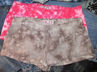 Хлопковые шорты GLO Jeans Mocha Tie Dye размер 7  - Изображение 1 из 4