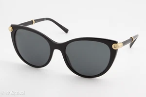 Versace 4364-Q GB1/87 Womens Cat Eye Tinted Sunglasses Frames Black 55mm - Picture 1 of 10