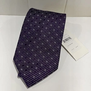 Neu mit Etikett Giorgio Armani Herren-Krawatte aus Seide ITALIEN dunkellila geometrisch Einzelhandel $ 140 - Bild 1 von 7