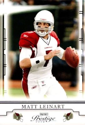 2008 Playoff Prestige Matt Leinart Arizona Cardinals #4 - Image 1 of 2