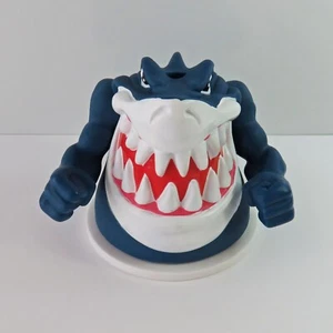 Vintage Street Sharks Ripster Pizza Hut Cup Lid Top Toy Figure, 1995 - Picture 1 of 6