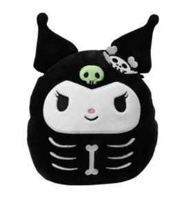Squishmallows 6.5” Sanrio Hello Kitty Halloween Plush Kuromi Skeleton Plush 2023 - Picture 1 of 6