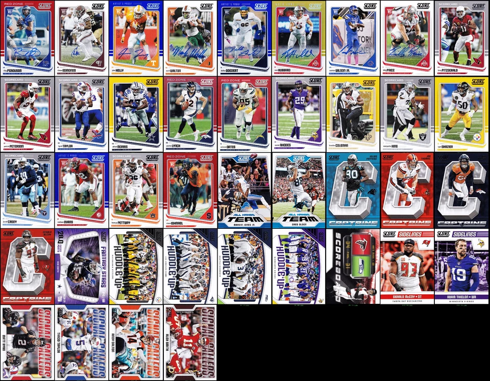 2018 Score Football INSERT CARDS Pick Your Player(s) See Description - Image 1 of 1